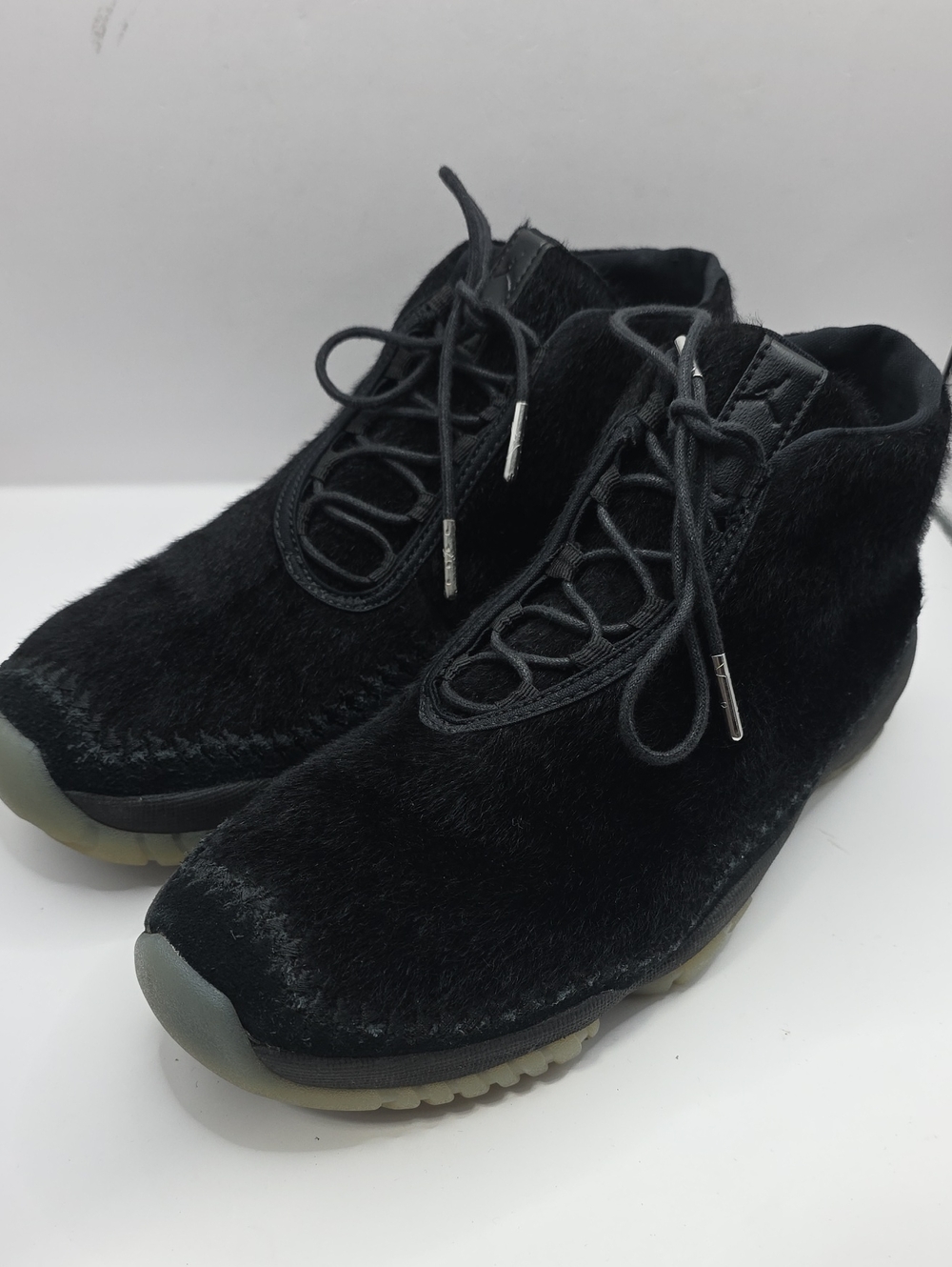 Nike Air Jordan Future Lifestyle Black Fur AR0726-006  Women's Size 10